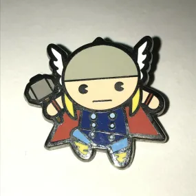 2015 Disney Marvel Kawaii Art Collection Mystery Pouch Thor Pin Rare