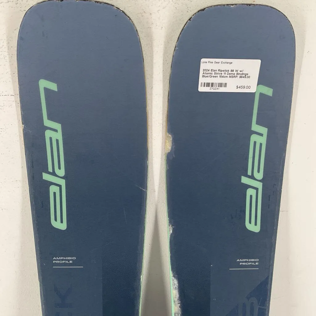 2024 Elan Ripstick 88 W w/ Atomic Strive 11 Demo Bindings