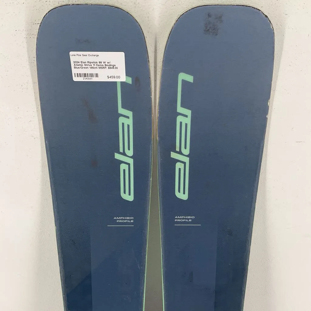 2024 Elan Ripstick 88 W w/ Atomic Strive 11 Demo Bindings