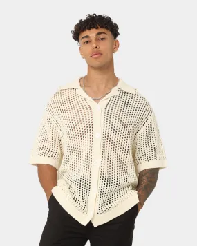 404 Coastal Button Up Off White