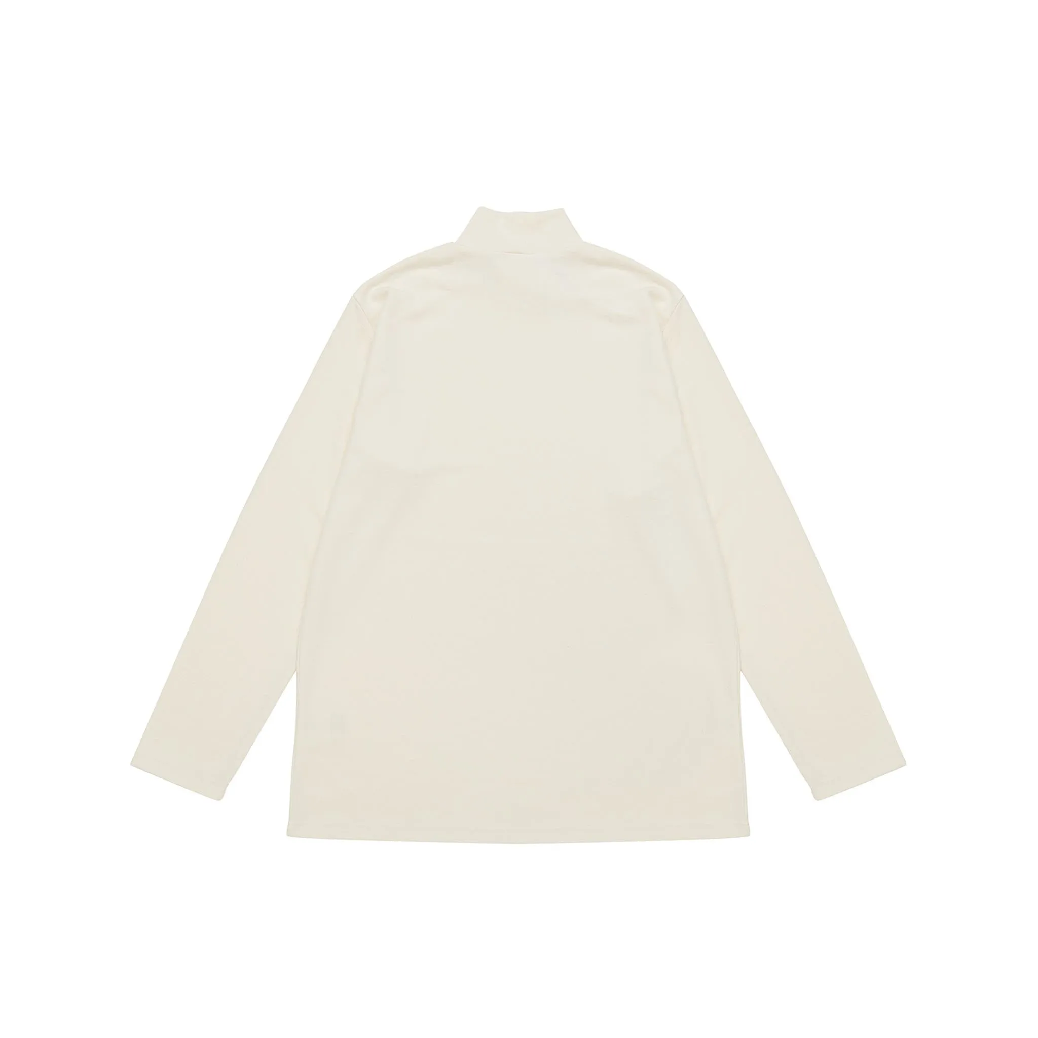 ADD Halfneck Stitch L/S Tee Ivory