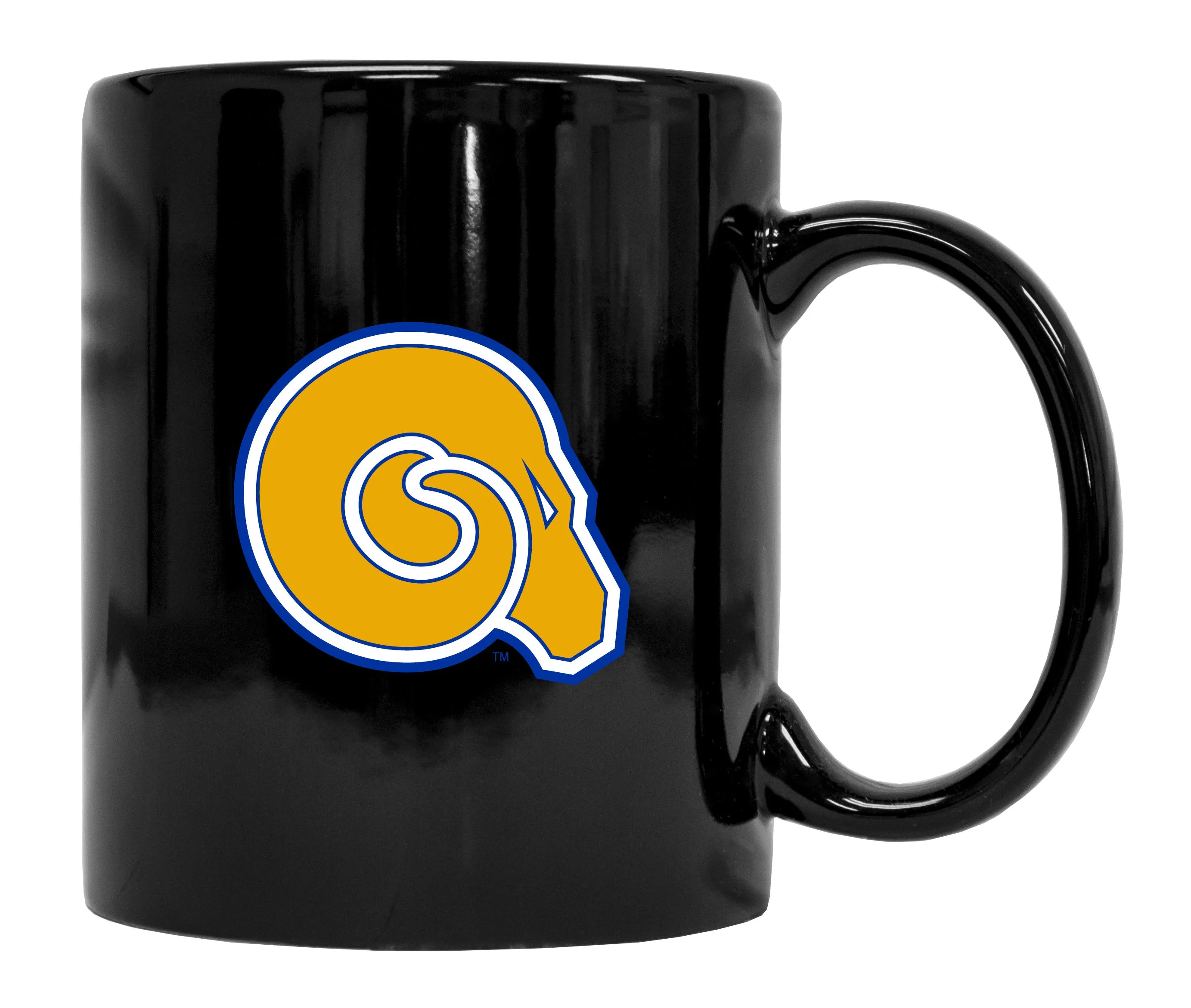 Albany State University Black Ceramic NCAA Fan Mug 2-Pack (Black)