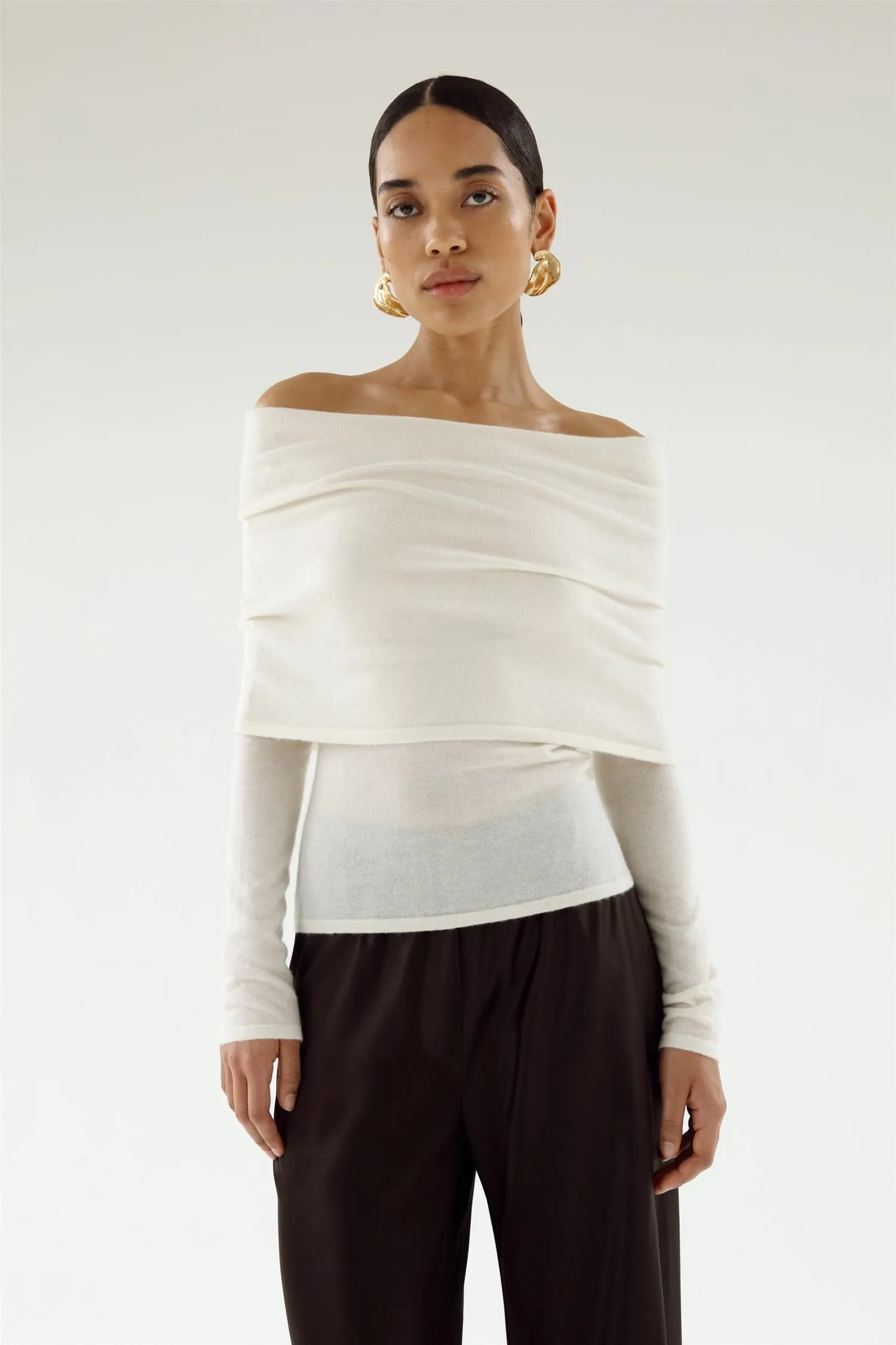 ALMADA LABEL - Cara Off Shoulder Top - Cream