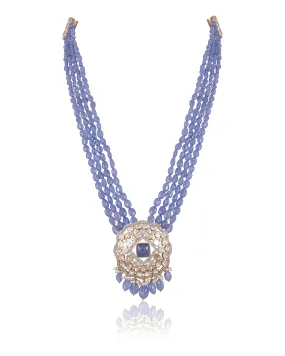 Amiya Polki And Diamond Bead Pendant