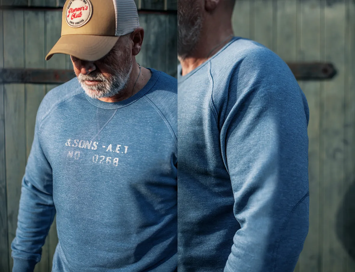 &SONS DECK Sweatshirt Sky Blue