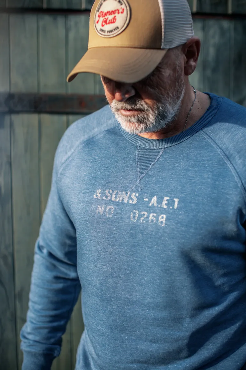 &SONS DECK Sweatshirt Sky Blue