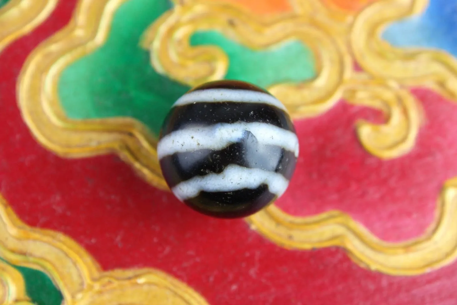 Antique Pyu Dzi Bead