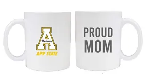 Appalachian State Proud Mom Ceramic Coffee Mug - White