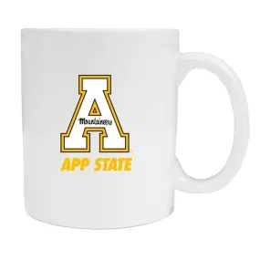 Appalachian State White Ceramic NCAA Fan Mug 2-Pack (White)