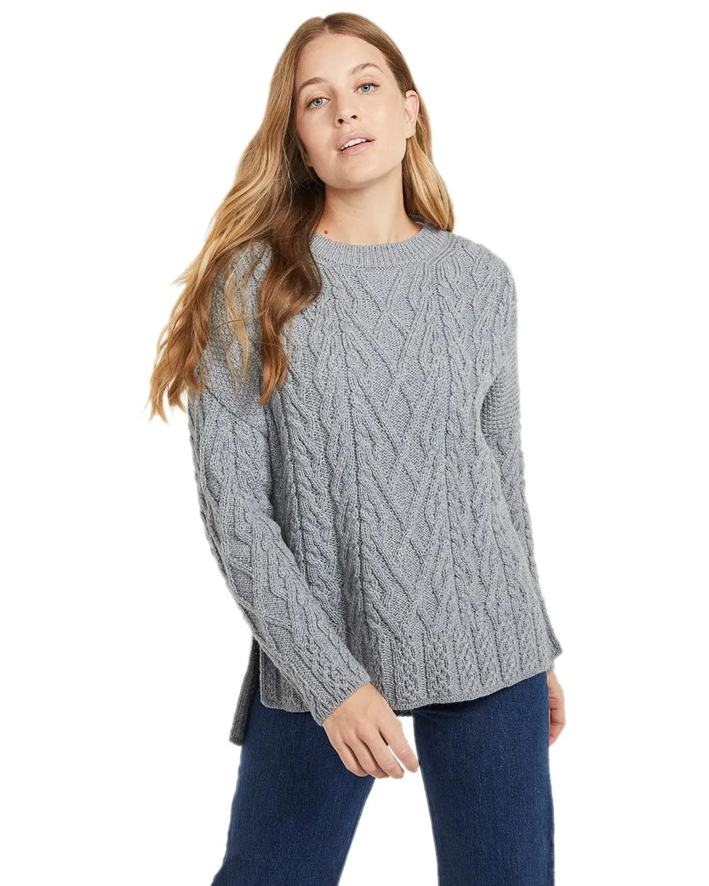 Aran Vented Box Sweater