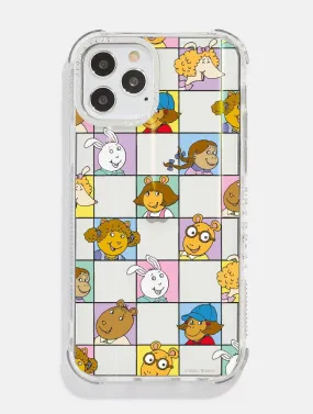 Arthur x Skinnydip Character Grid Holo Shock iPhone Case