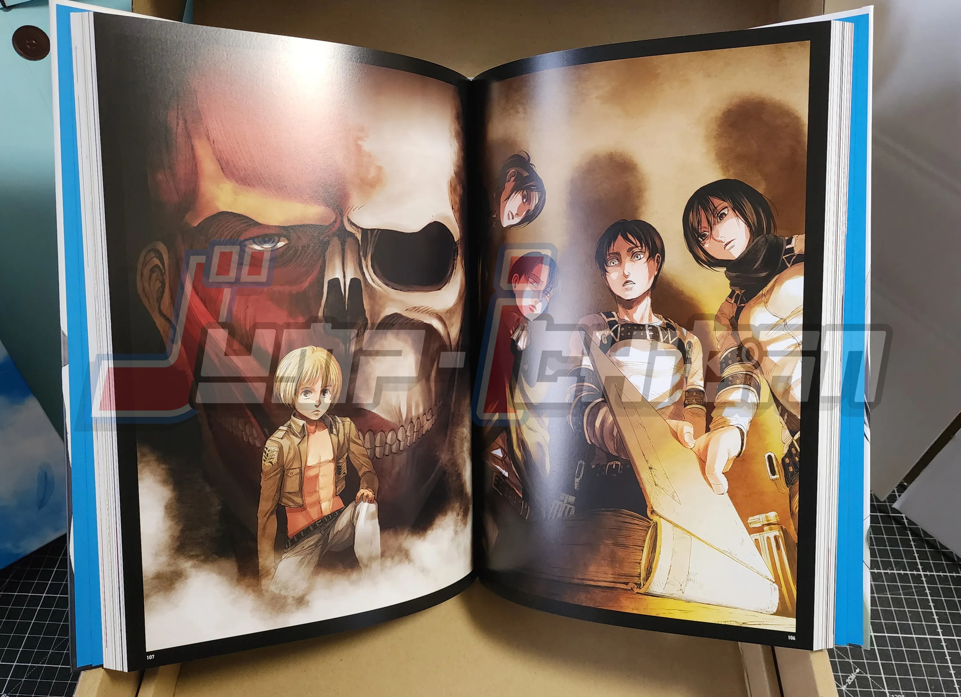 ATTACK ON TITAN ARTBOOK FLY - LIMITED EDITION   BONUS