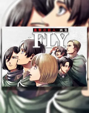 ATTACK ON TITAN ARTBOOK FLY - LIMITED EDITION   BONUS