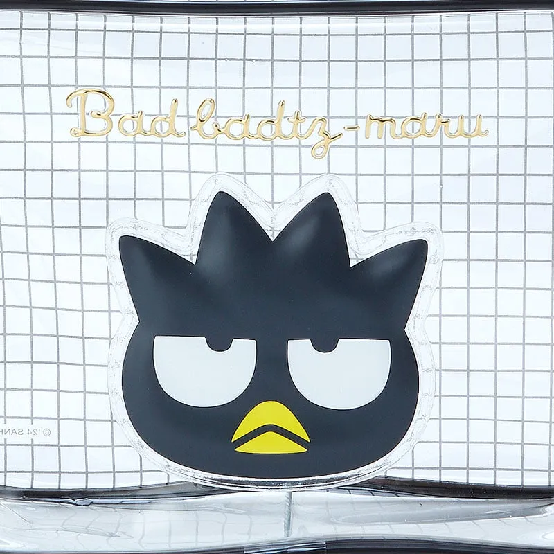 Badtz-maru Clear Grid Zipper Pouch