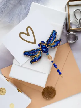 Bead Embroidery Decoration Kit Dragonfly AD-073