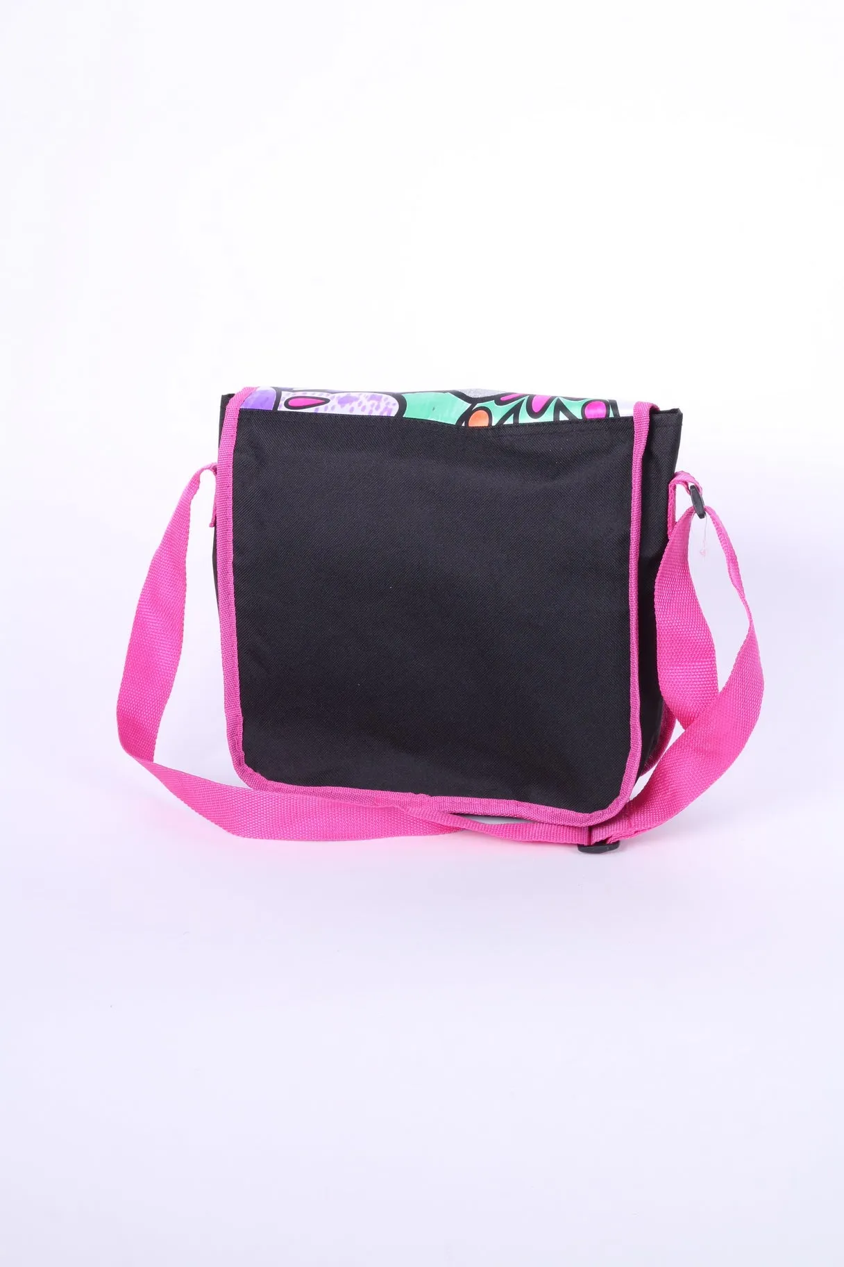 Best Friends Shoulders Bag Black Pink Butterfly