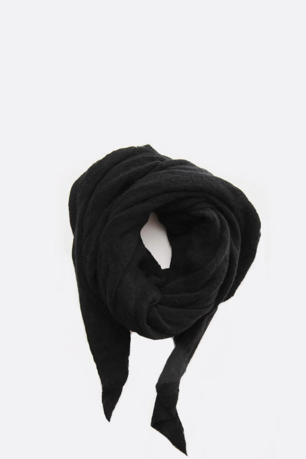 Black Classic Knit Diamond Cashmere Scarf