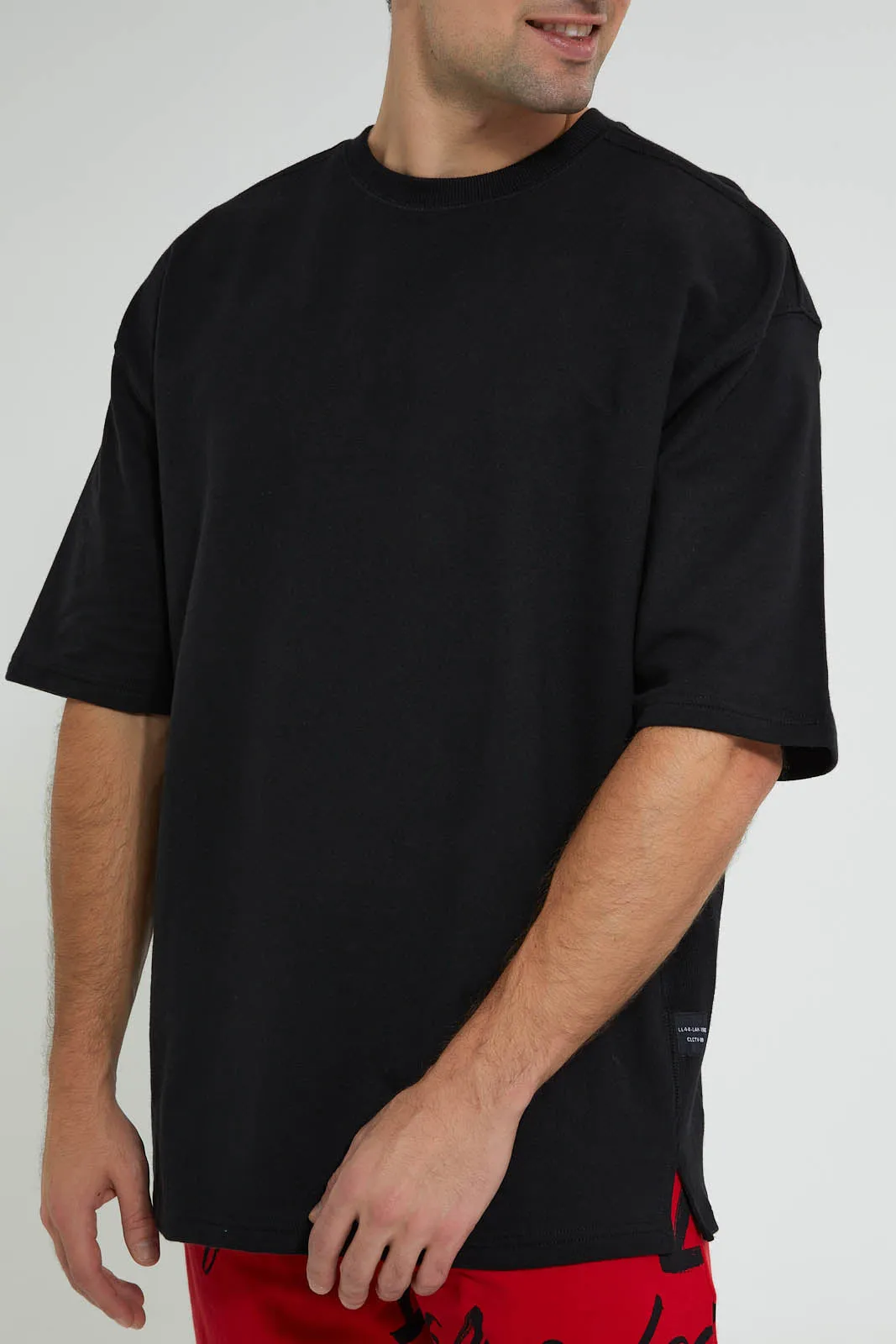 Black Loungewear T-Shirt