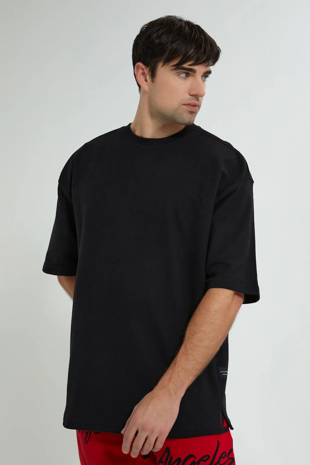 Black Loungewear T-Shirt