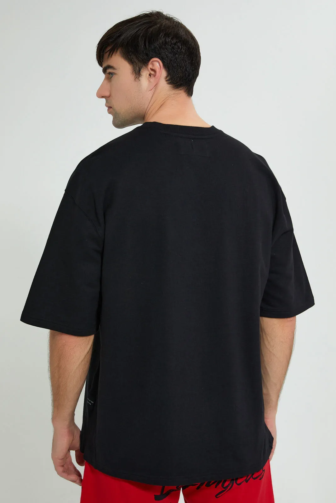 Black Loungewear T-Shirt