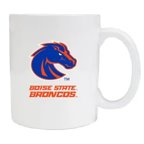 Boise State Broncos White Ceramic NCAA Fan Mug 2-Pack (White)