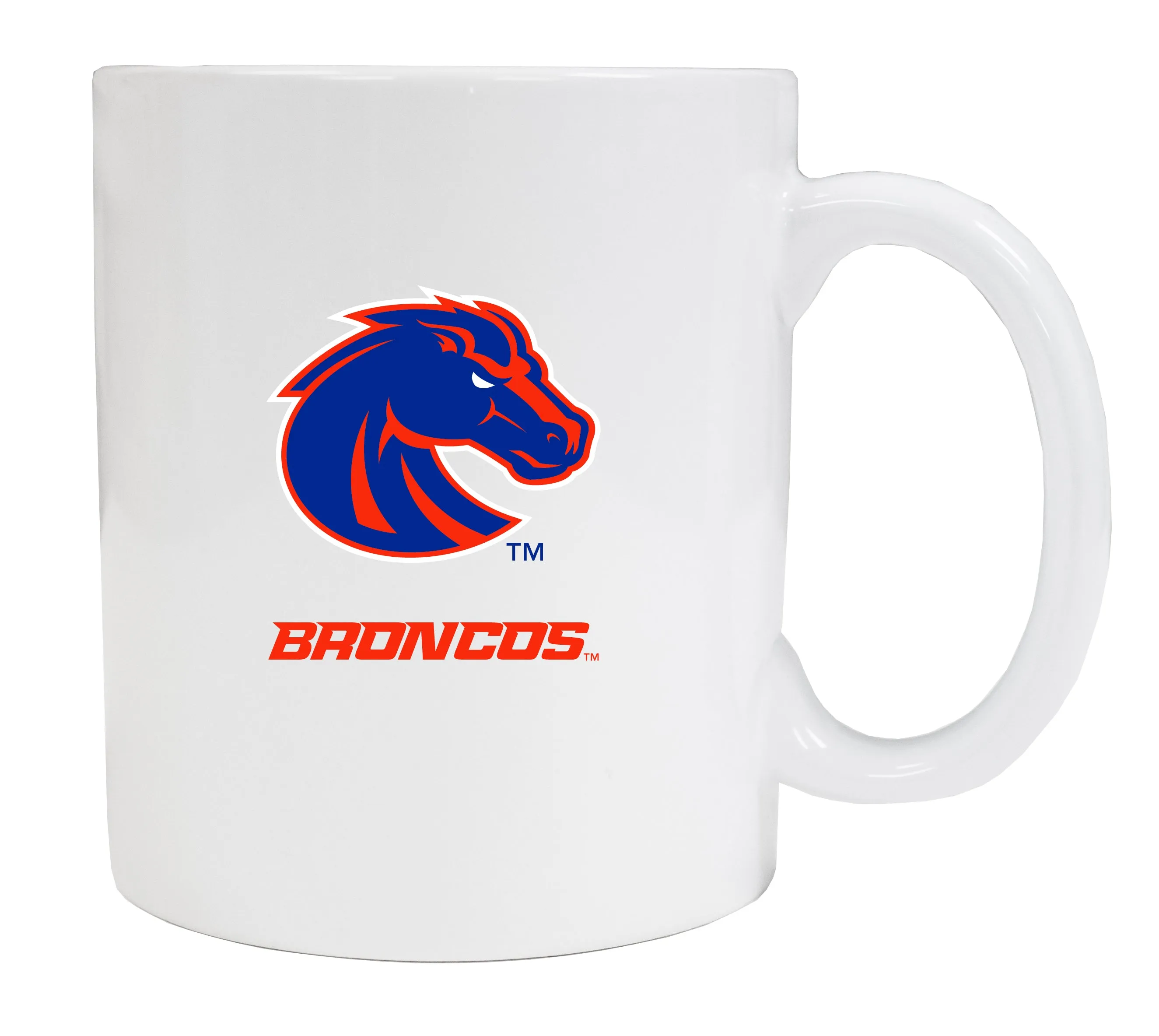 Boise State Broncos White Ceramic NCAA Fan Mug (White)