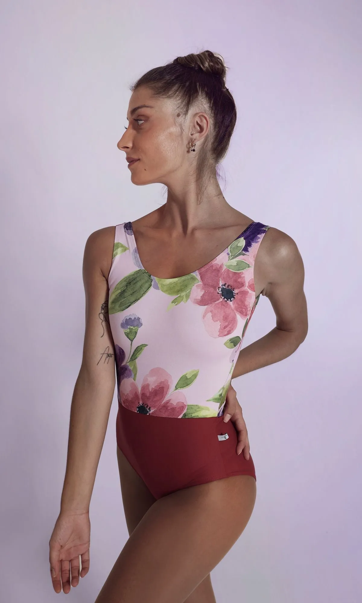 Calathea Anemone ballet leotard