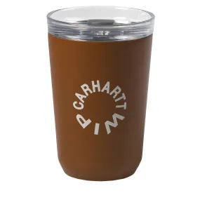 Carhartt WIP Work Varsity Kinto To Go Tumbler 360ml Deep H Brown Wax