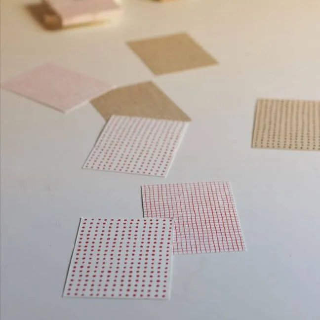 Classiky Letterpress Label Cards - Dot/Grid