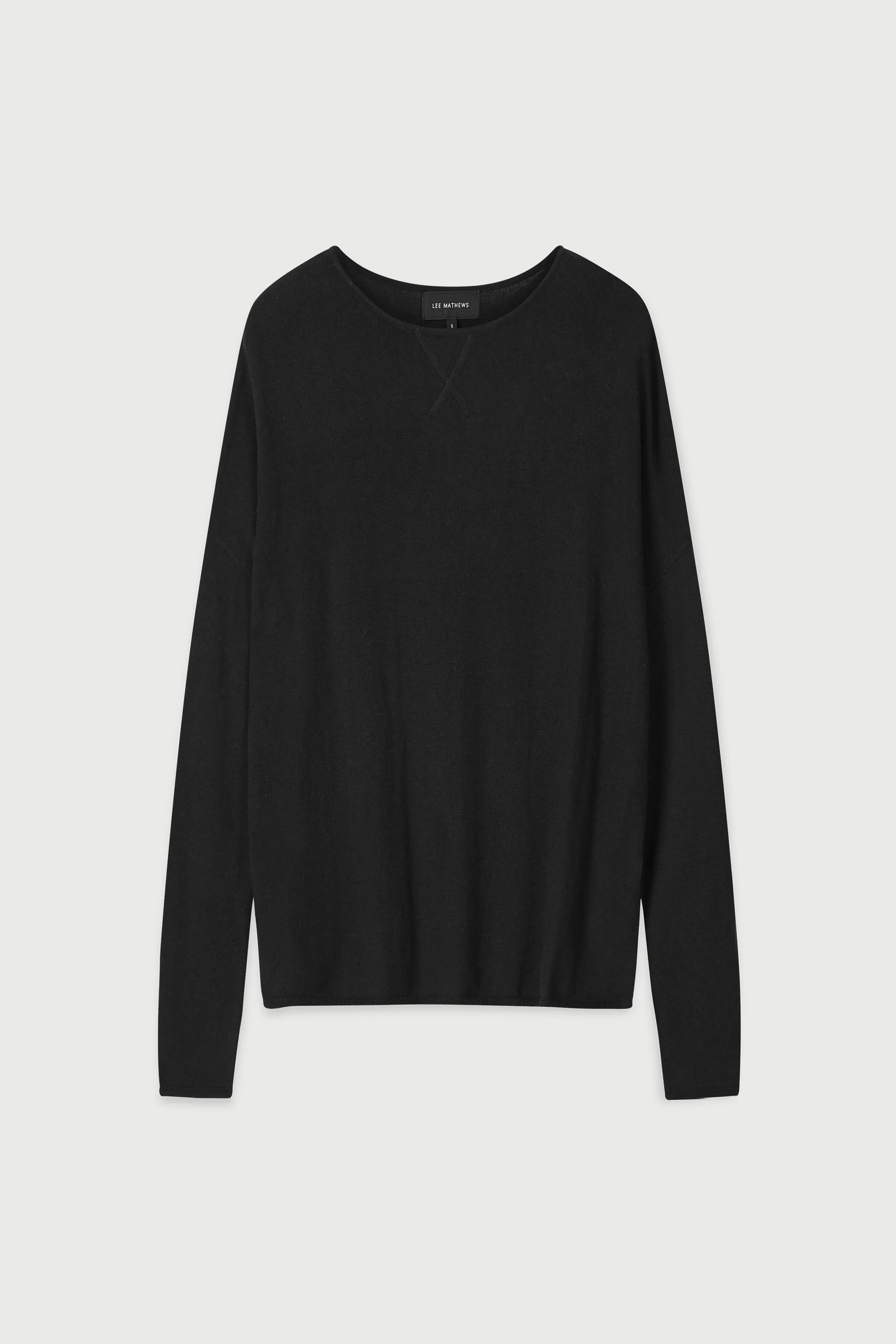 Cotton Cashmere LS Boxy Knit