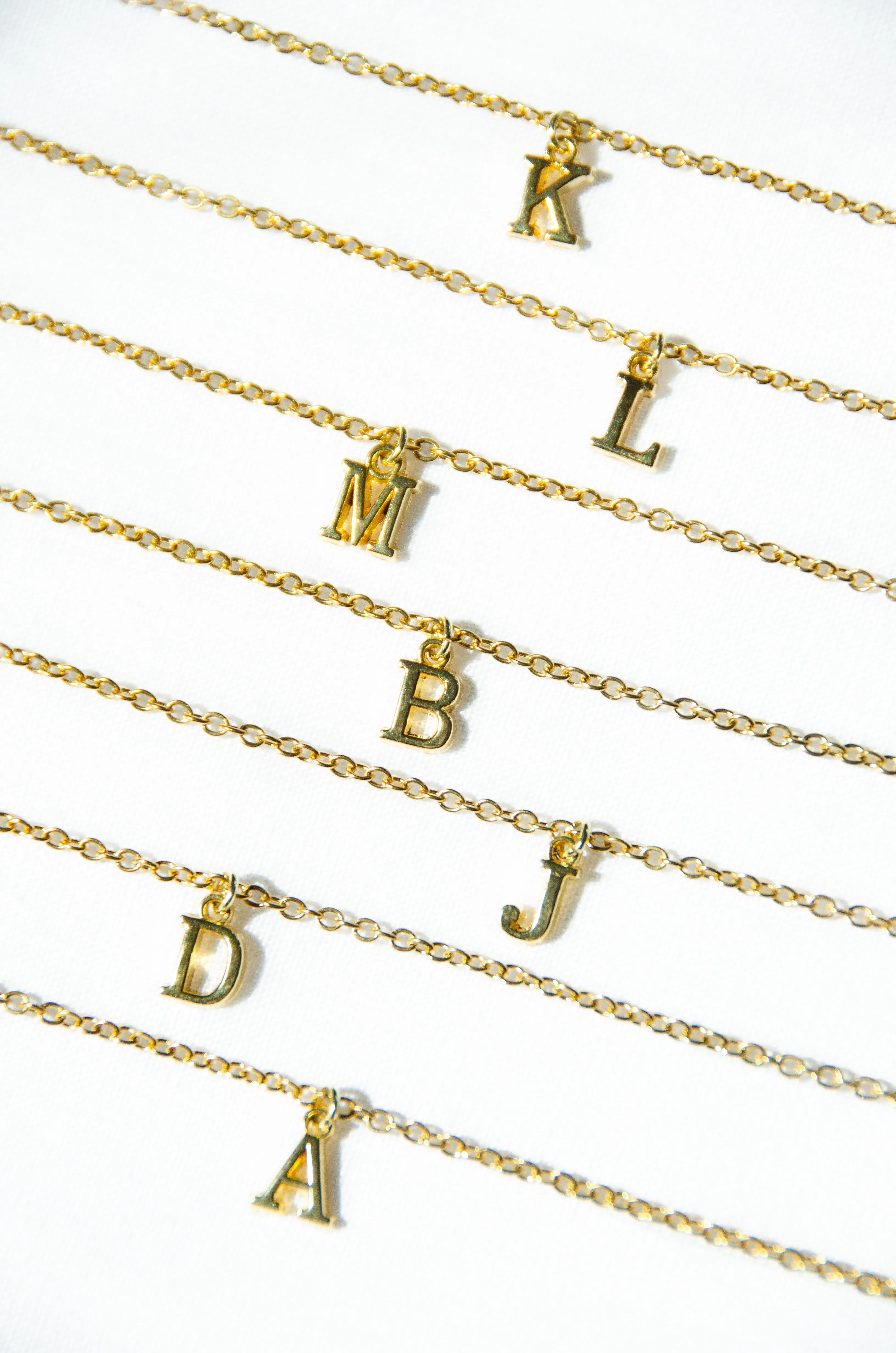 Custom 14K Gold Initial Necklace Argyle Christmas Gift