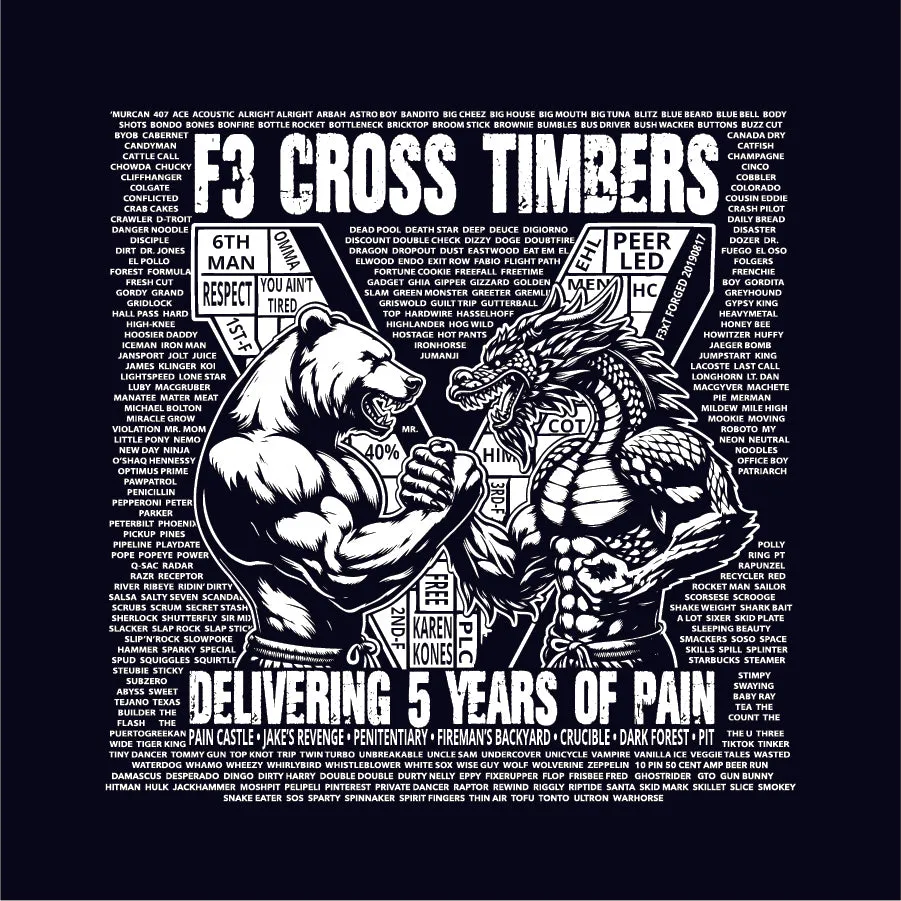 F3 Cross Timbers 5th Anniversary Version 2 Pre-Order September 2024