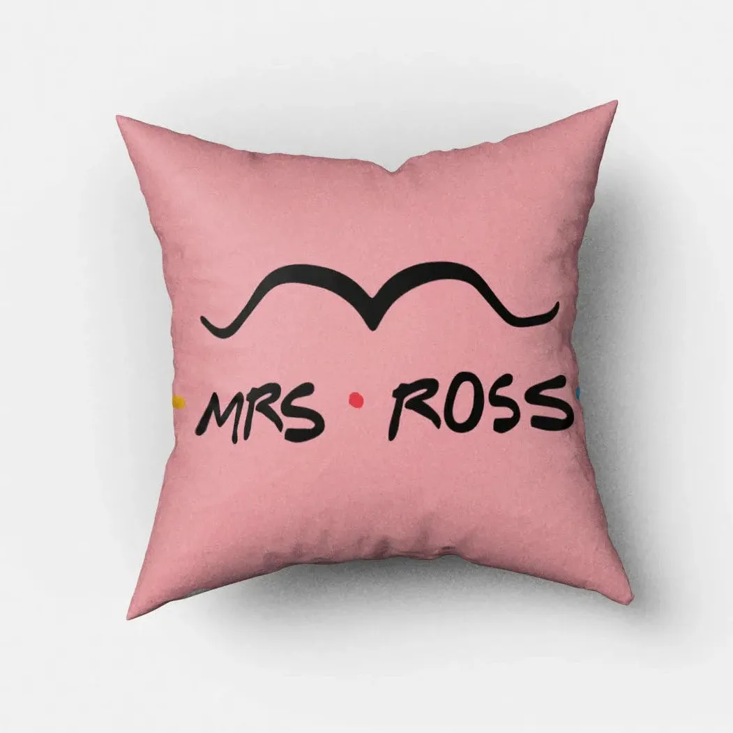 Friends Mrs Ross Square Pillow