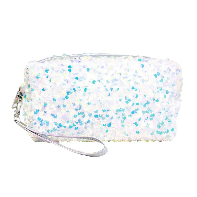 Glitter Sequin Cosmetic Pouch Bag