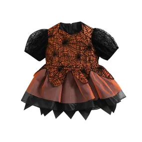 Halloween Print Tutu Party Dress