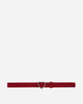 Heart Belt Red