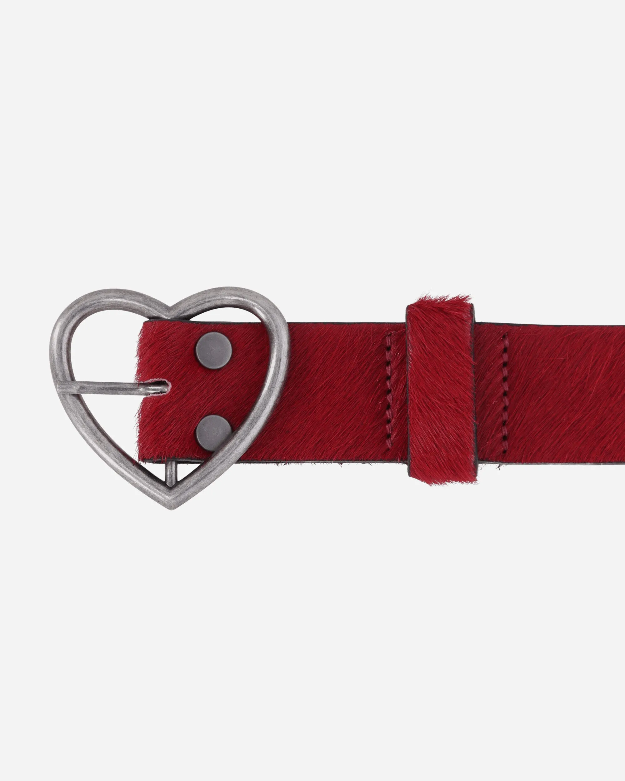 Heart Belt Red