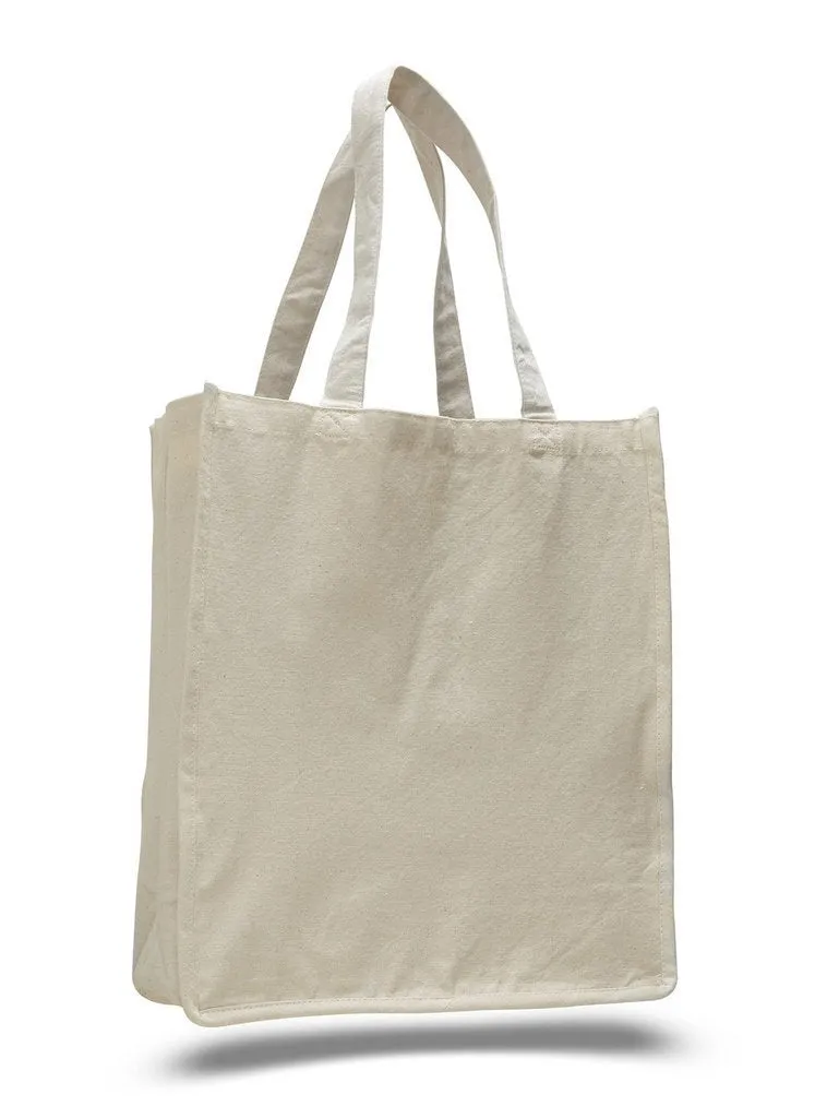 HEAVY SHOPPER CANVAS TOTE BAG