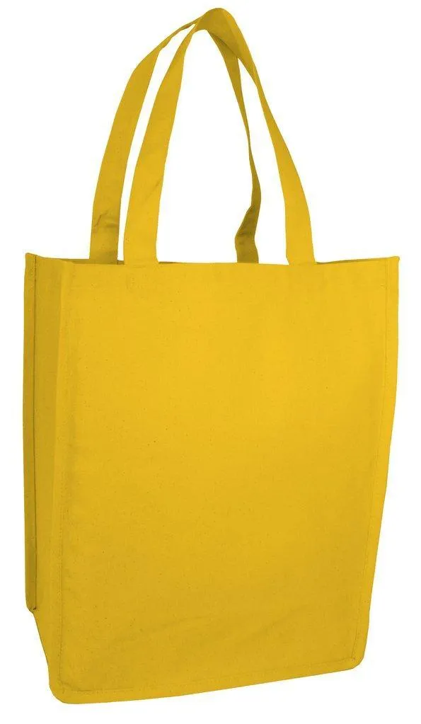 HEAVY SHOPPER CANVAS TOTE BAG