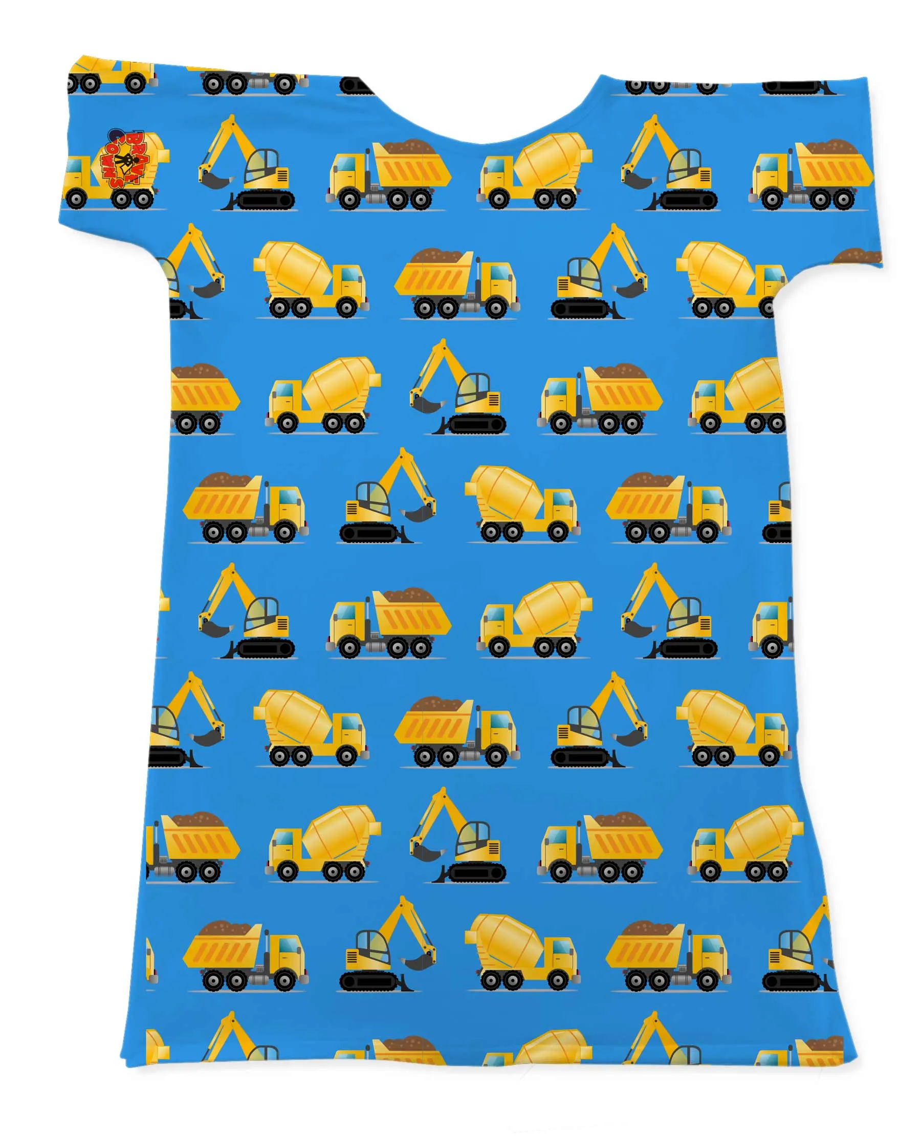 HEAVY TRUCKS DOLL GOWN