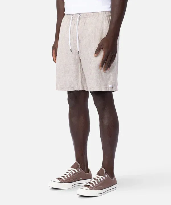 Industrie - The Marina Linen Short - YD Wheat