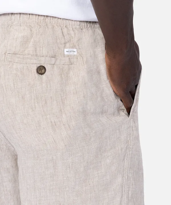 Industrie - The Marina Linen Short - YD Wheat