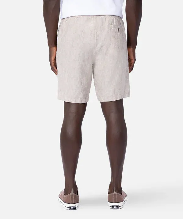 Industrie - The Marina Linen Short - YD Wheat