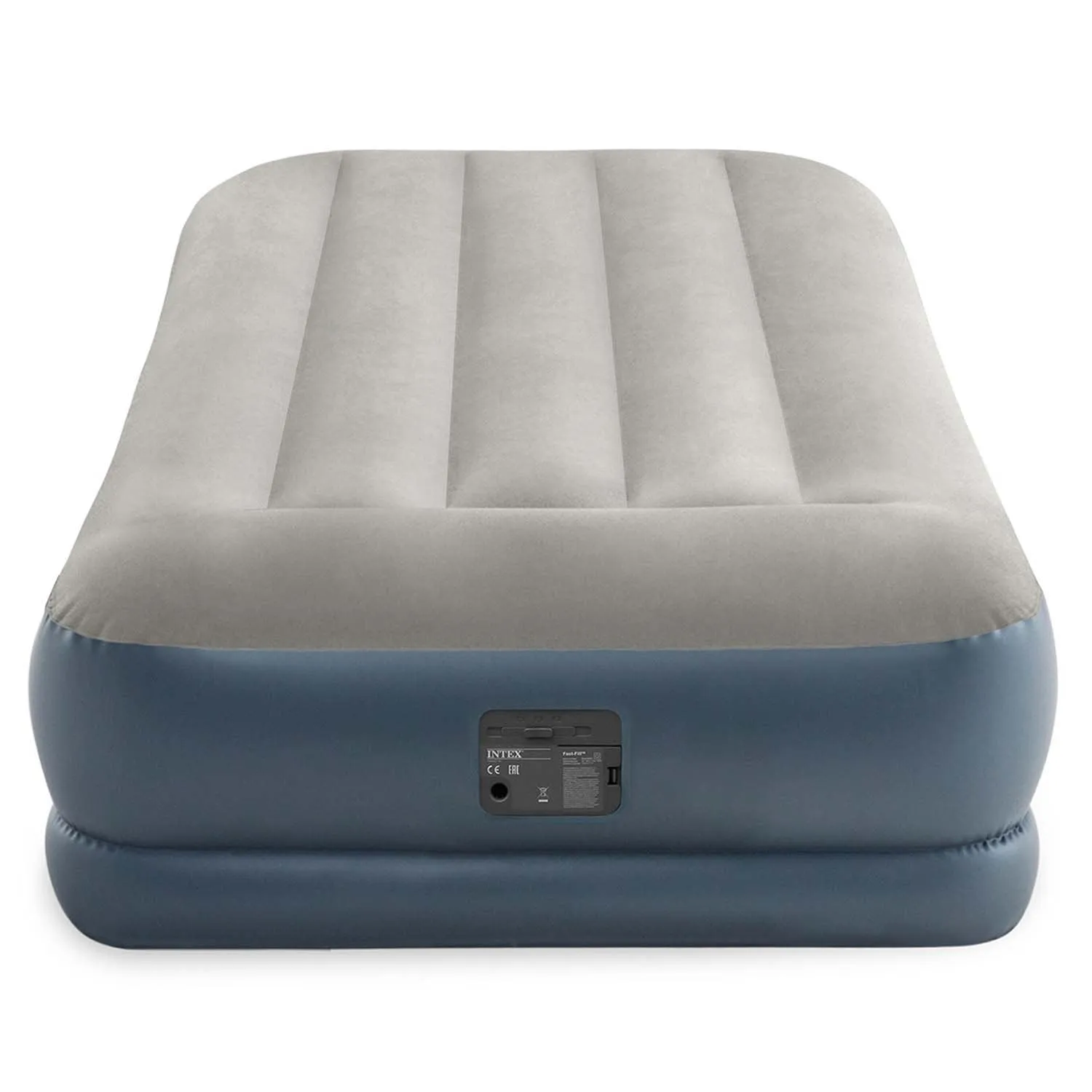 Intex Dura-Beam Standard - Pillow Rest Air Mattress 30cm w/ Built-in Electric Pump - Twin