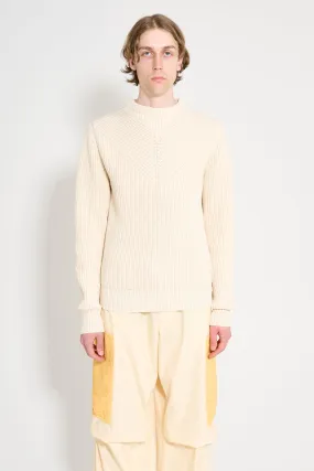 Jil Sander CN LS Jumper Chalk