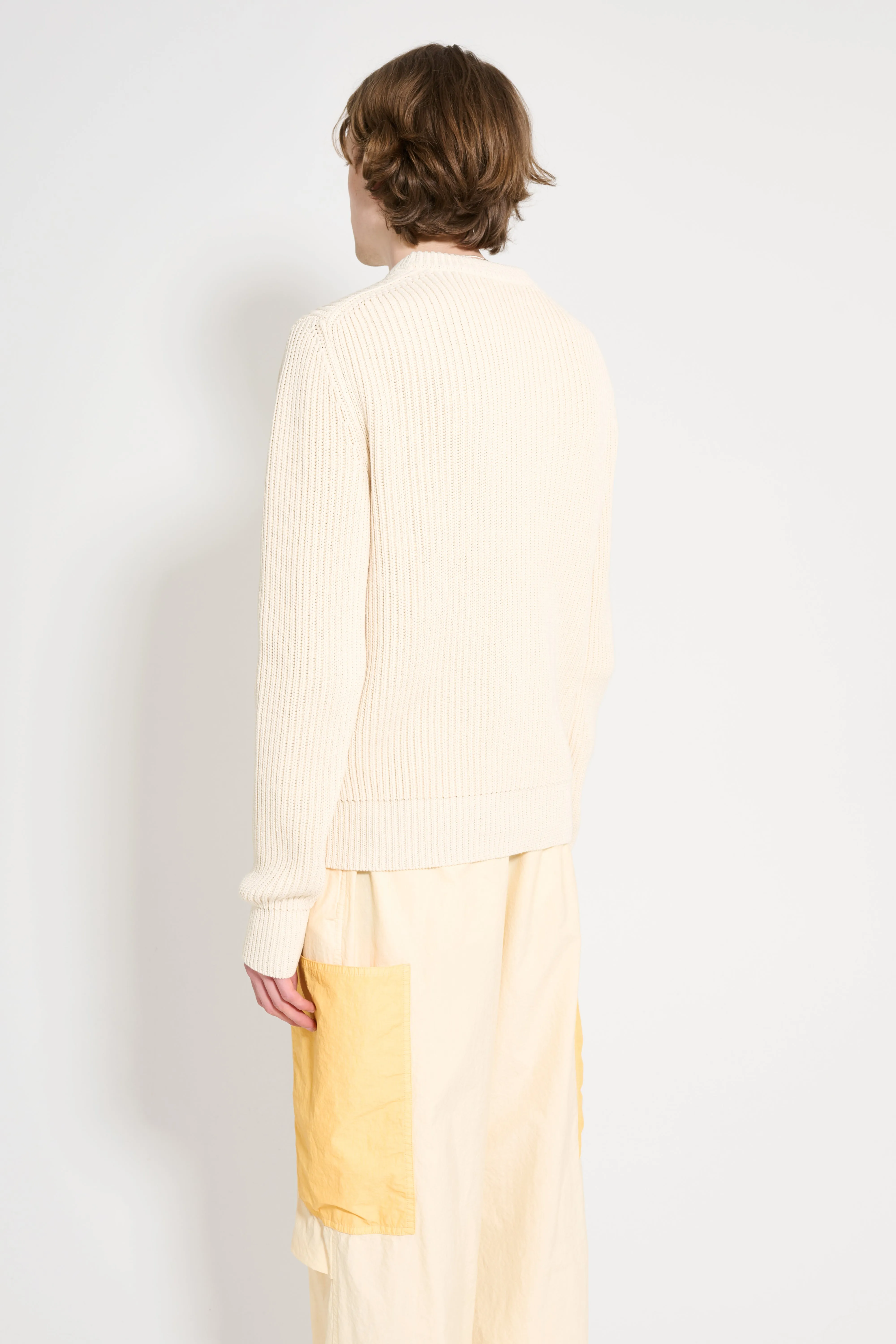 Jil Sander CN LS Jumper Chalk