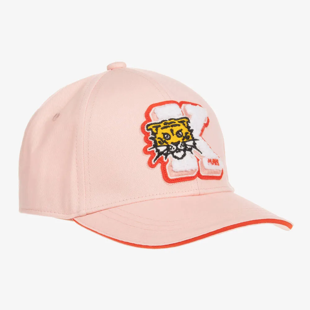 Kenzo Kids Girls Pink K Cap