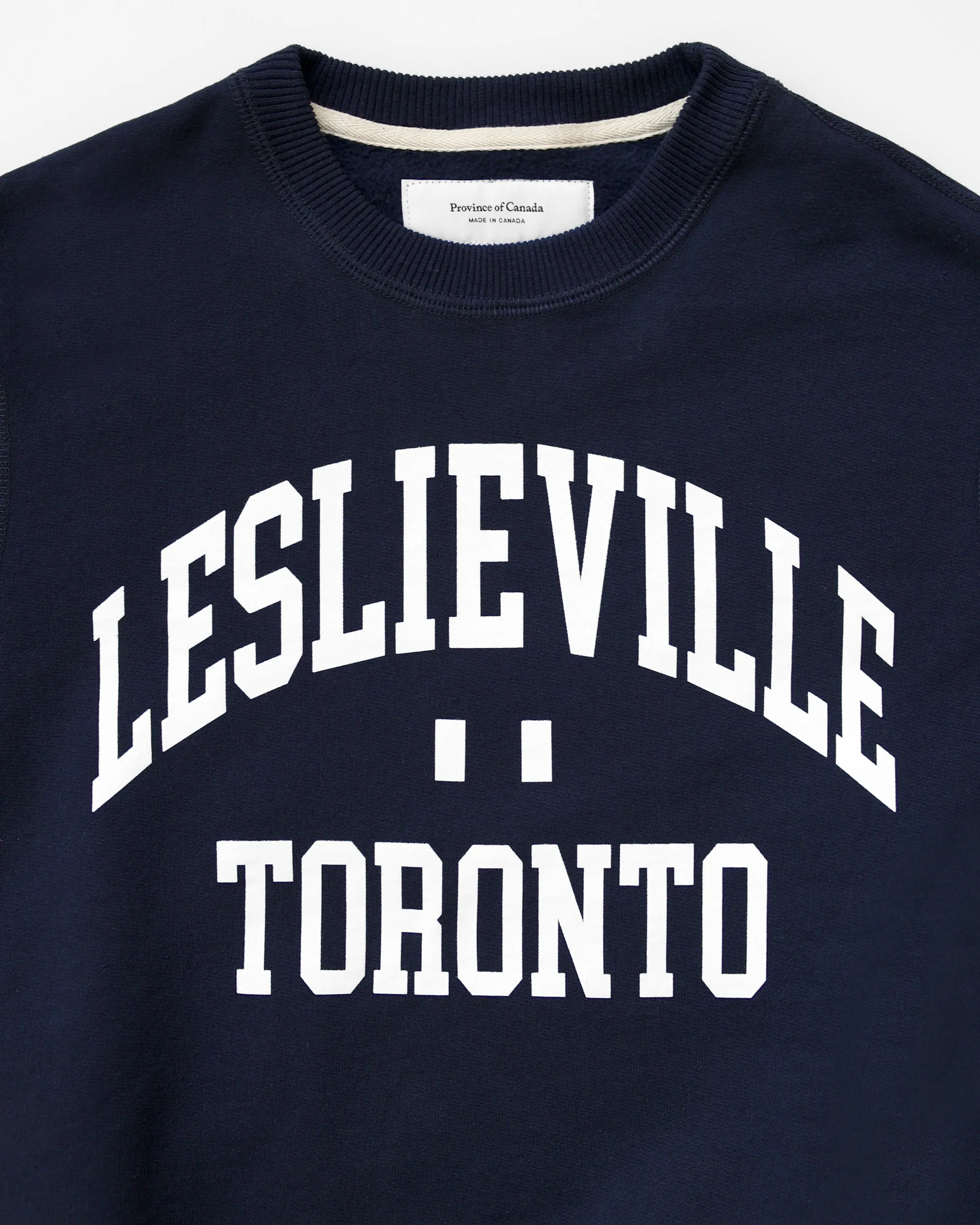 Leslieville Fleece Sweatshirt Navy - Unisex