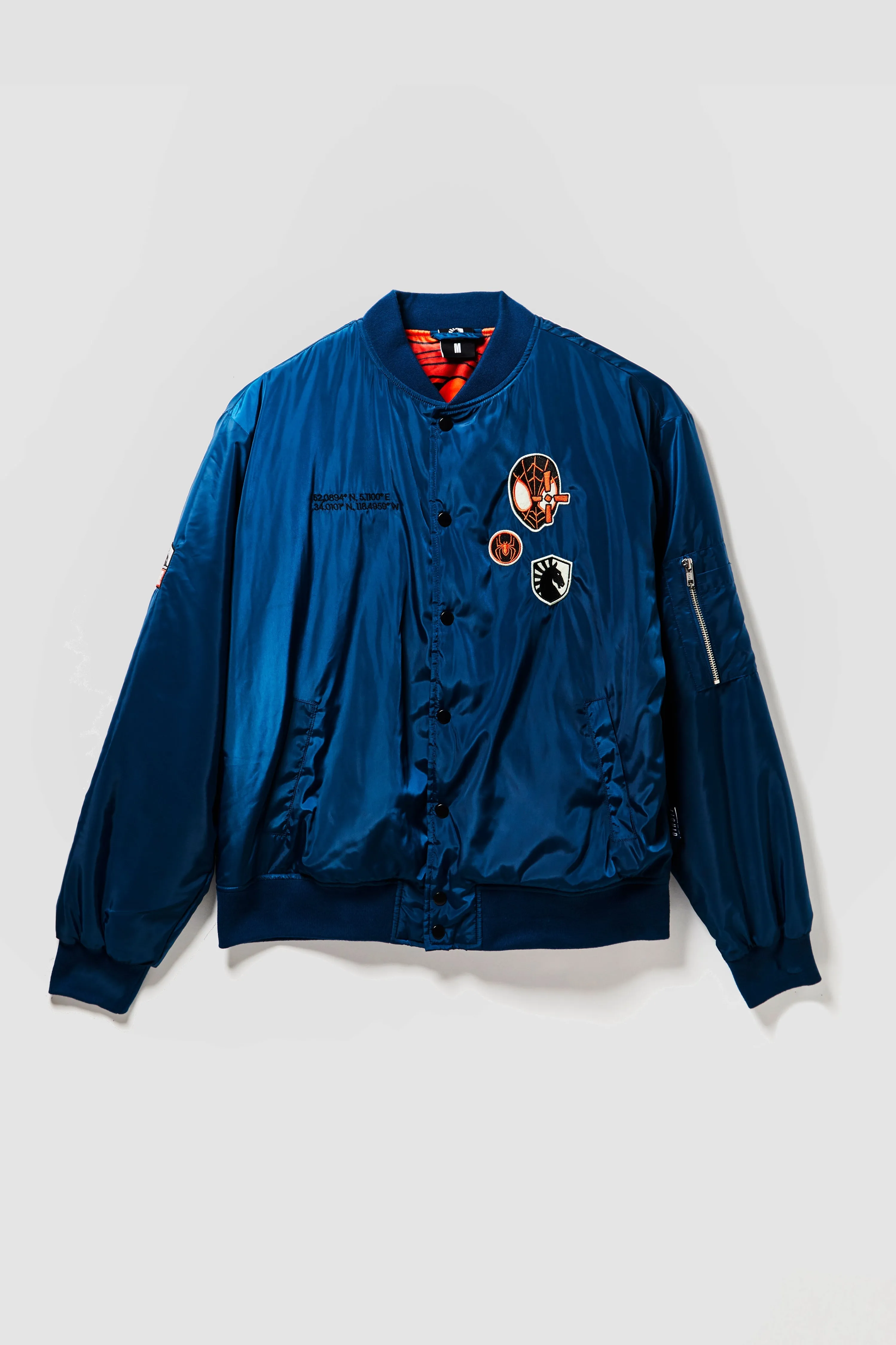 LIQUID X MARVEL MILES MORALES BOMBER JACKET