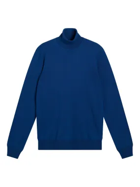 Lyd Merino Turtleneck Sweater / Navy Peony